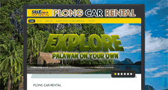 Desktop Screenshot of palawanselfdrivecarrental.com