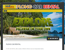 Tablet Screenshot of palawanselfdrivecarrental.com